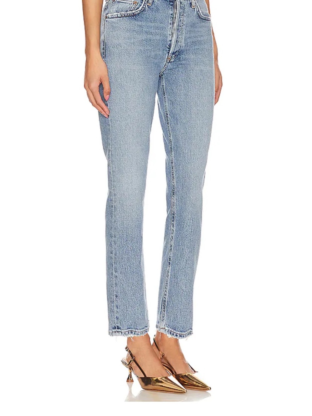 Agolde Riley Crop Jeans - Picture 2 of 8